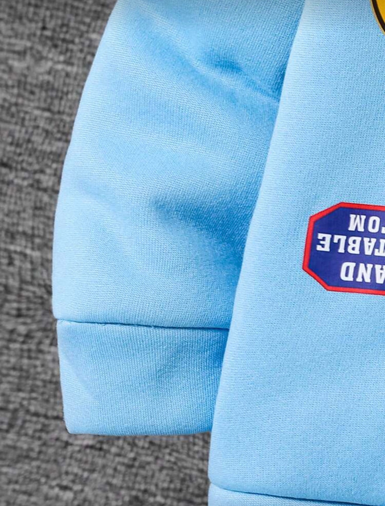 Bon&Bon Winterset Peuterjongens: Blauwe Hoodie met Bontkraag en Broek