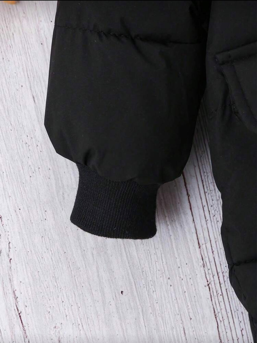 Bon&Bon Jongens Winterjas - Dikke Gewatteerde Jas met Capuchon - Zwart